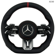 AMG спортен волан Nappa кожа за Mercedes A B C CLA CLS E G GLC GLS GLE - 0230 - Sellzone.bg AMG спортен волан Nappa кожа за Mercedes A B C CLA CLS E G GLC GLS GLE - 0230